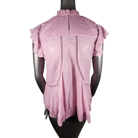 Isabel Marant Pink Ruffle Top - Picture 7 of 9